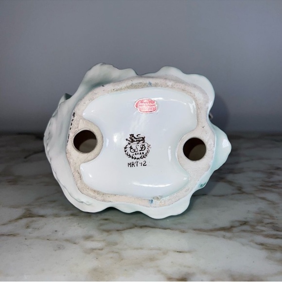 RARE Vintage ESD Porcelain Blonde Women Figurine 
Teal Floral Dress MR7922 Japan - Picture 7 of 11